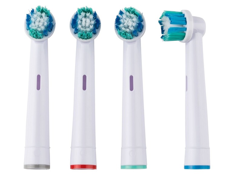 Gehe zu Vollbildansicht: NEVADENT® Zahnbürste »NBZ 45 A1«, inklusive 4 Bürstenköpfen, mit rutschfester Gummierung - Bild 5