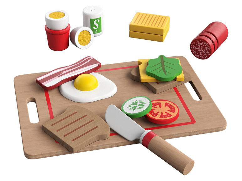 Gehe zu Vollbildansicht: PLAYTIVE® Holzspielzeug-Set »Lebensmittel« - Bild 2