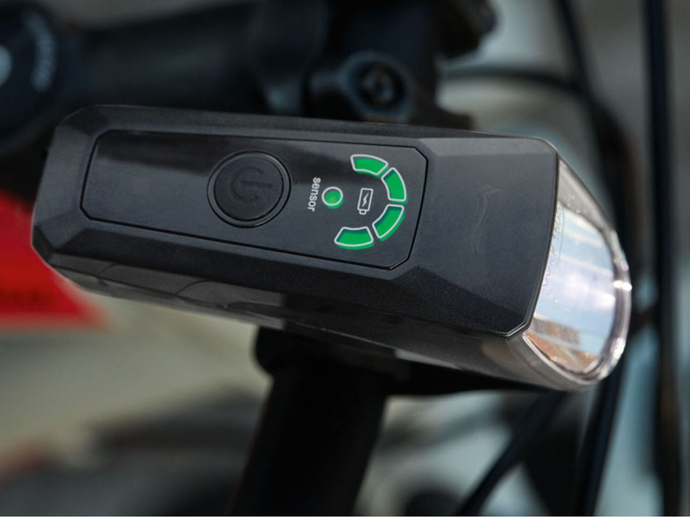 Gehe zu Vollbildansicht: CRIVIT® LED-Fahrrad-Leuchtenset, automatische Lichtsteuerung, werkzeuglose Montage - Bild 3