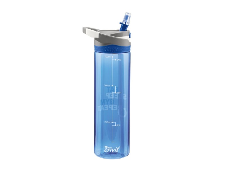 Gehe zu Vollbildansicht: CRIVIT® Trinkflasche, 0,7 l Fassungsvermögen, ausklappbares Mundstück, BPA frei - Bild 2