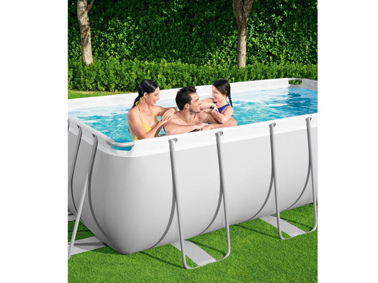 Gehe zu Vollbildansicht: Bestway Power Steel™ Frame Pool Komplett-Set, eckig - Bild 10