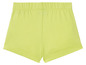 Gelbe Baby-Shorts.
