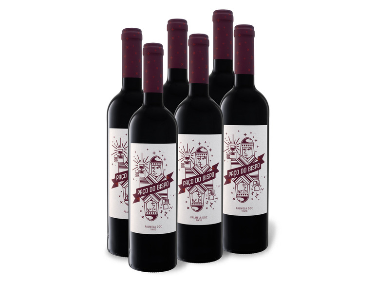 Gehe zu Vollbildansicht: 6 x 0,75-l-Flasche Weinpaket Paço do Bispo Palmela DOC trocken, Rotwein - Bild 1