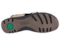 Sandfarbene Sandalen mit FootFlexx-Sohle.