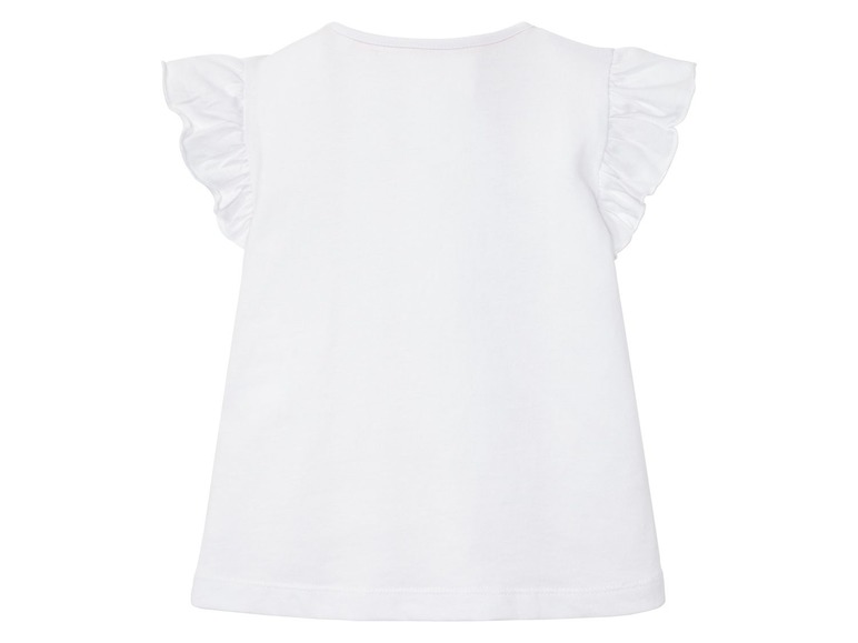 Gehe zu Vollbildansicht: LUPILU® Kleinkinder T-Shirts Mädchen, 2 Stück, aus Baumwolle - Bild 10
