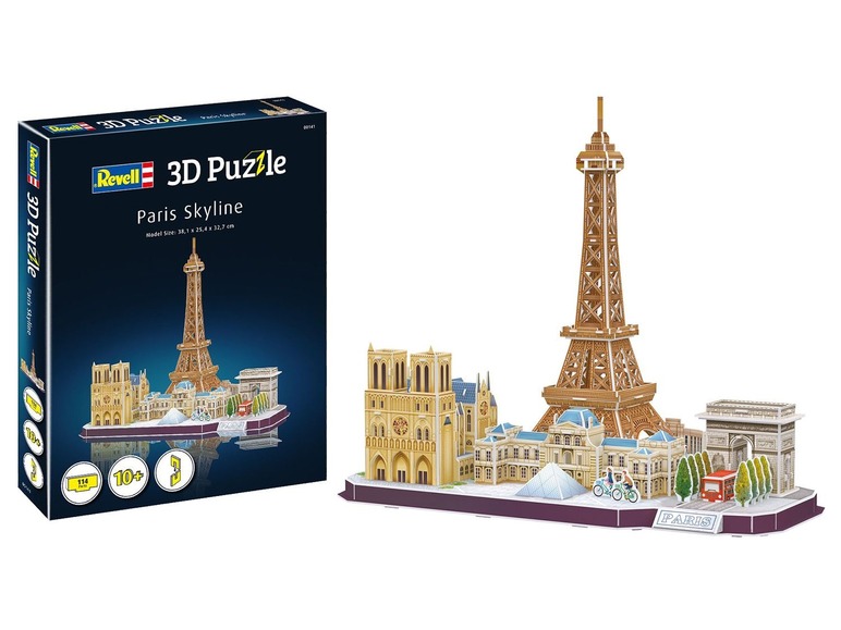 Gehe zu Vollbildansicht: Revell 3D Puzzle »Paris Skyline«, 114 Einzelteile, ab 10 Jahren - Bild 2