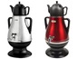 Zwei efbe-schott Wasserkocher mit separater Teekanne.