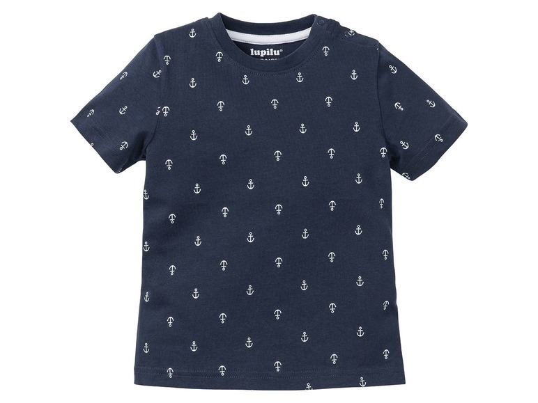 Gehe zu Vollbildansicht: LUPILU® T-Shirts Jungen, 4 Stück, weiche Single-Jersey-Qualität, hoher Bio-Baumwollanteil - Bild 17
