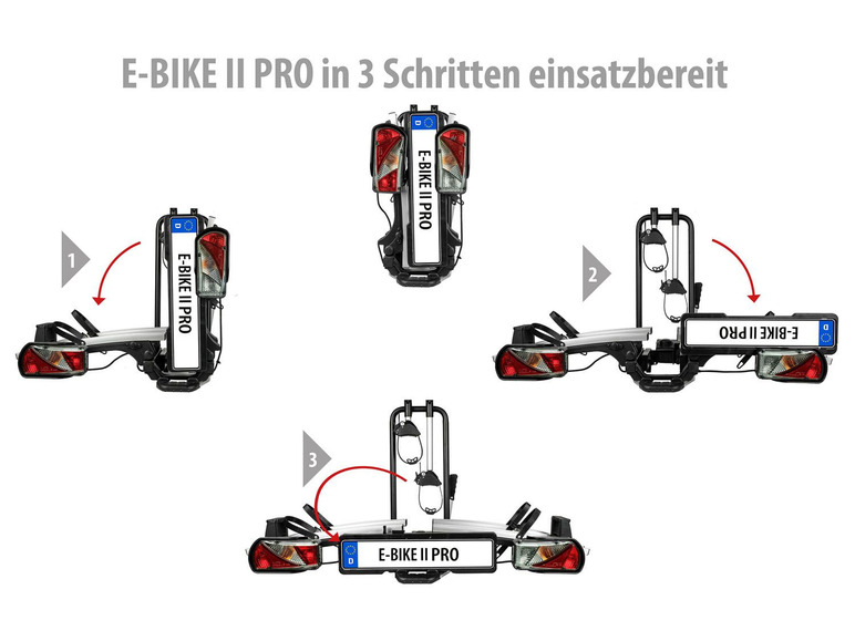 Gehe zu Vollbildansicht: EUFAB Fahrradträger »E-Bike II Pro« - Bild 5