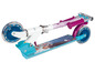 Ein rosa und blauer Roller mit Frozen II Motiven.