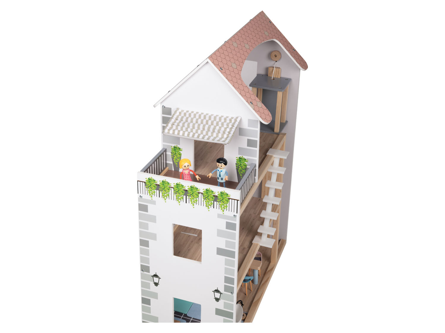 online Playtive Puppenhaus Holz aus | kaufen LIDL