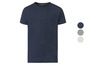 Ein dunkelblaues T-Shirt mit kurzen Ärmeln von Livergy.