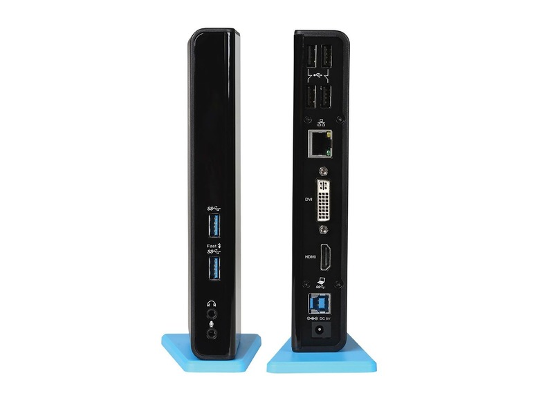 Gehe zu Vollbildansicht: i-tec USB 3.0 Dual HD Video Docking Station Glan Audio USB 3.0 Hub - Bild 2