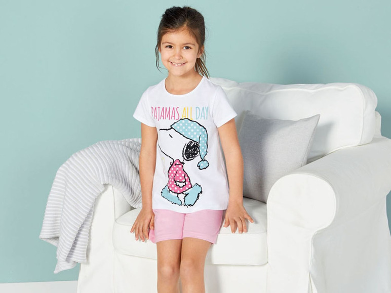 Gehe zu Vollbildansicht: Kinder/ Kleinkinder Shorty/ Nachthemd Mädchen , aus reiner Baumwolle - Bild 3