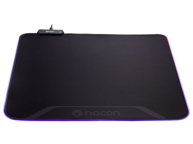 Gehe zu Vollbildansicht: Nacon Gaming Mouse Mat MM-300RGB [Abmessung: 450 x 400 x 4 mm] - Bild 1