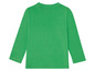 Grünes Langarmshirt für Kinder.