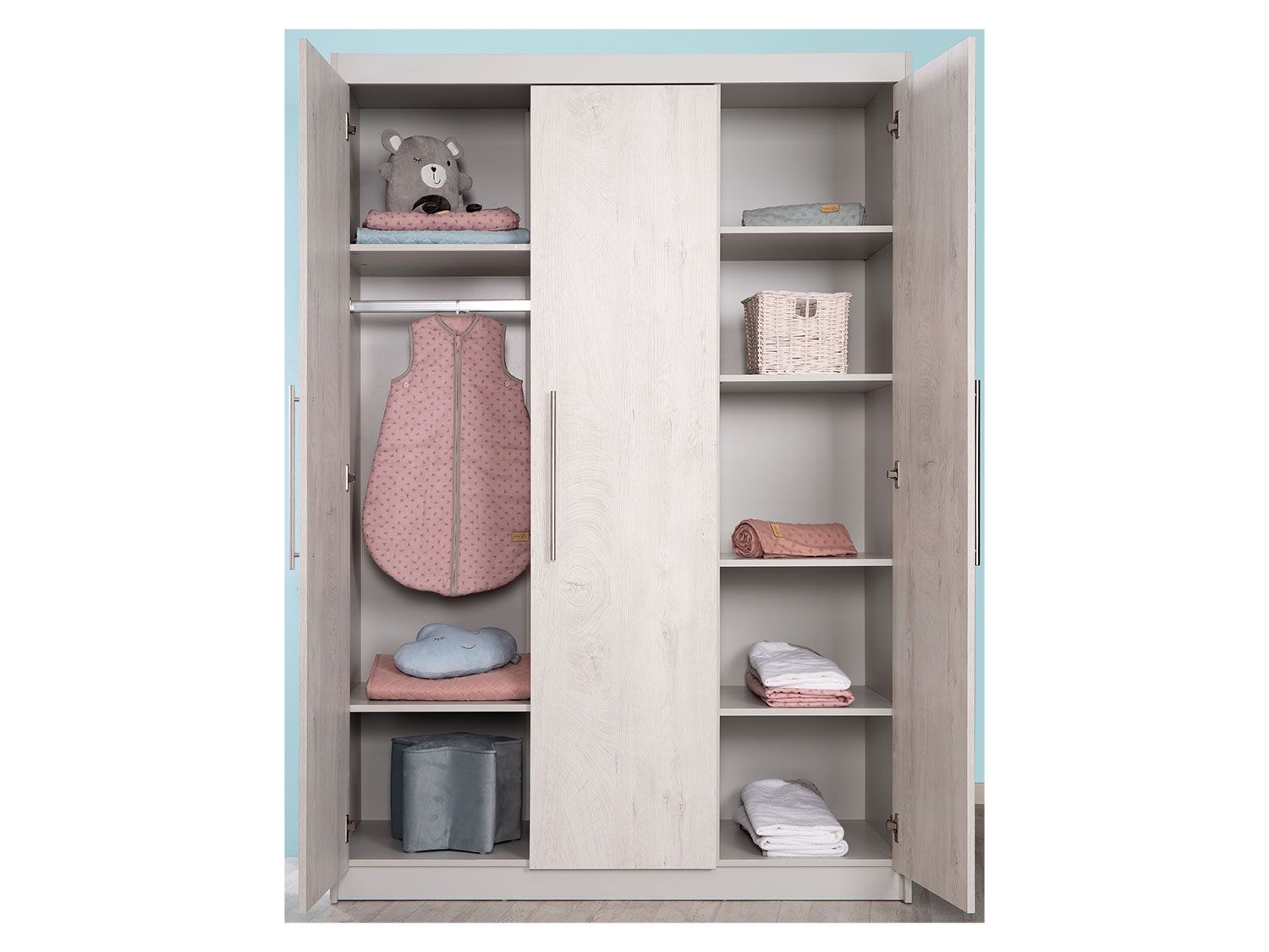 Roba Kleiderschrank 3 türig Maren 2 – Bild 3 von 3