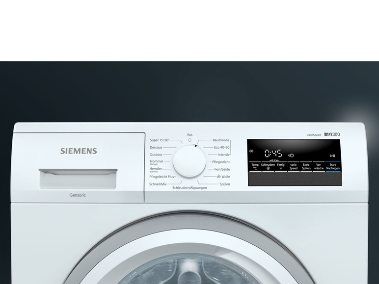 Gehe zu Vollbildansicht: Siemens Waschmaschine »WM14NK20«, 8 kg, EEK: C - Bild 3