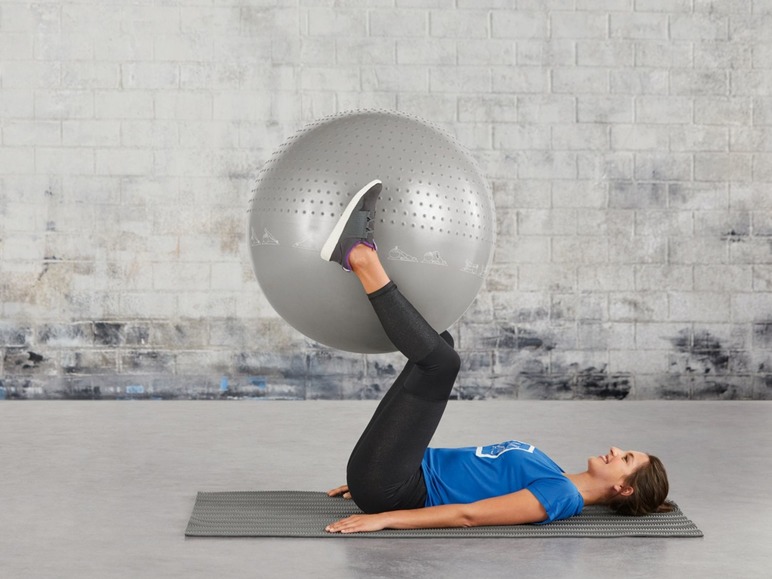 Gehe zu Vollbildansicht: CRIVIT® Gymnastikball, 65 cm Durchmesser, 120 kg Belastbarkeit, mit Trainingsübungen - Bild 14