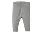 Graue Leggings für Babys.