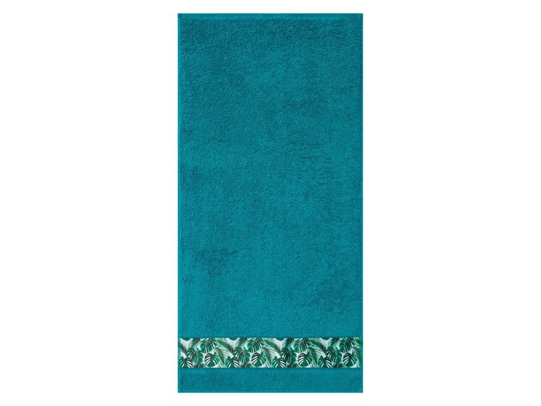 Gehe zu Vollbildansicht: MIOMARE® Handtuch, 2 Stück, 50 x 100 cm, mit dekorativer Bordüre, aus reiner Baumwolle - Bild 7