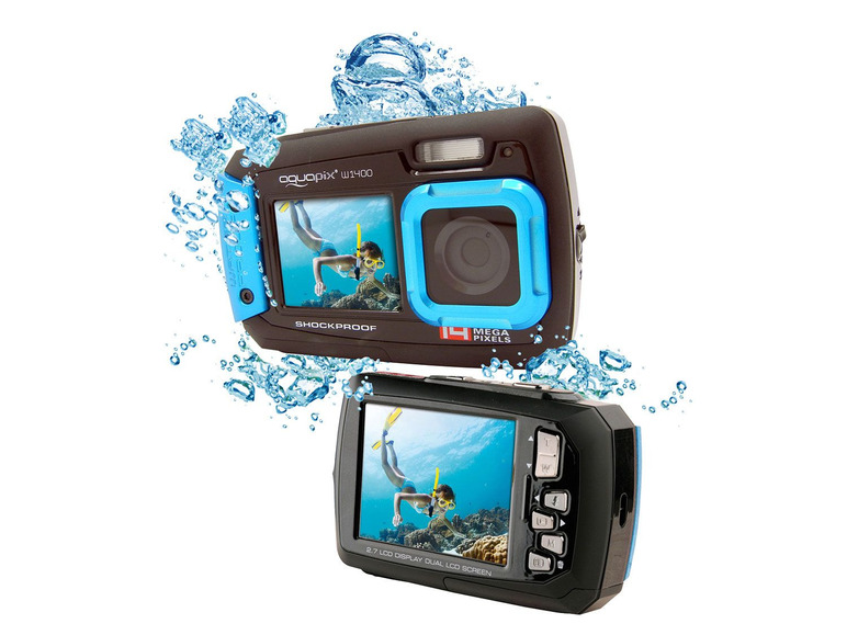 Gehe zu Vollbildansicht: Aquapix Unterwasser Digitalkamera W1400 Active - Bild 2