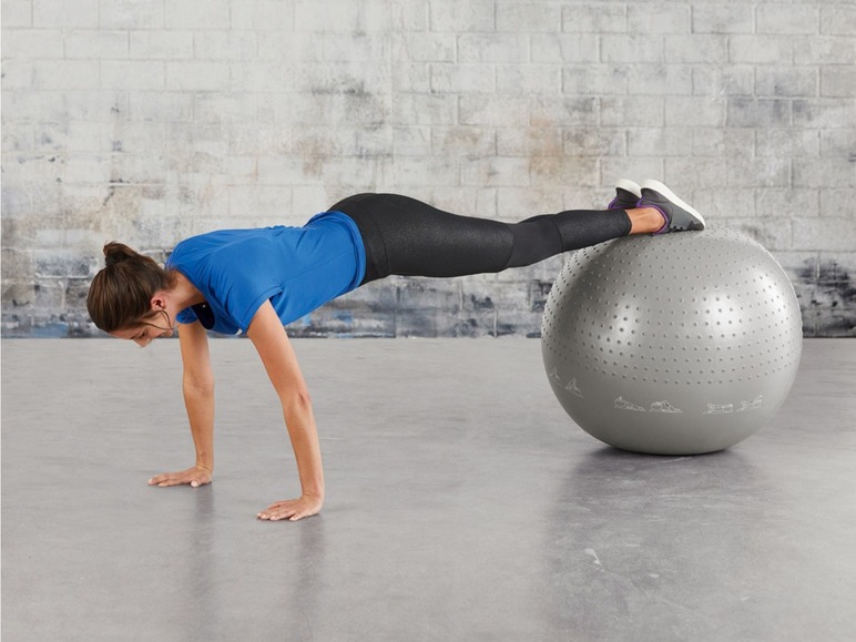 Gehe zu Vollbildansicht: CRIVIT® Gymnastikball, 65 cm Durchmesser, 120 kg Belastbarkeit, mit Trainingsübungen - Bild 16