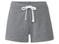 Graue Shorts mit weißem Kordelzug
