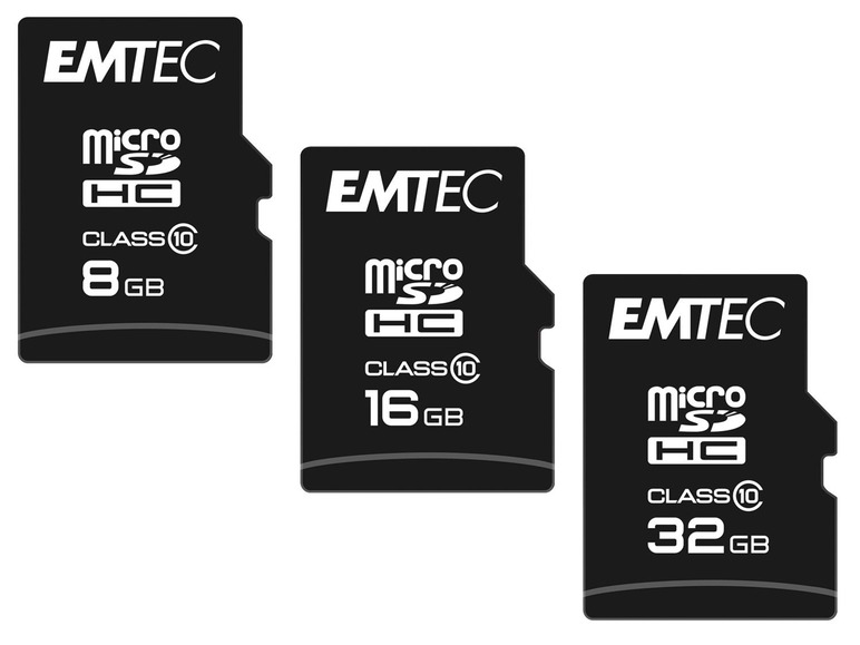 Gehe zu Vollbildansicht: Emtec mSD Class10 Classic Speicherkarte - Bild 1