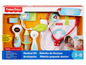 Fisher-Price Arztkoffer mit Stethoskop, Thermometer und anderem medizinischem Zubehör.