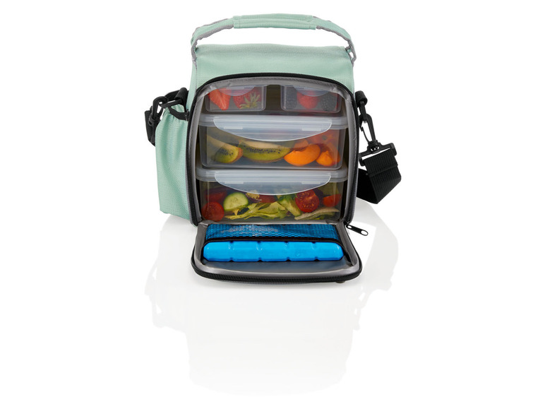 Gehe zu Vollbildansicht: ERNESTO Kühltasche mit Lunchboxen-Set, 5-teilig - Bild 4