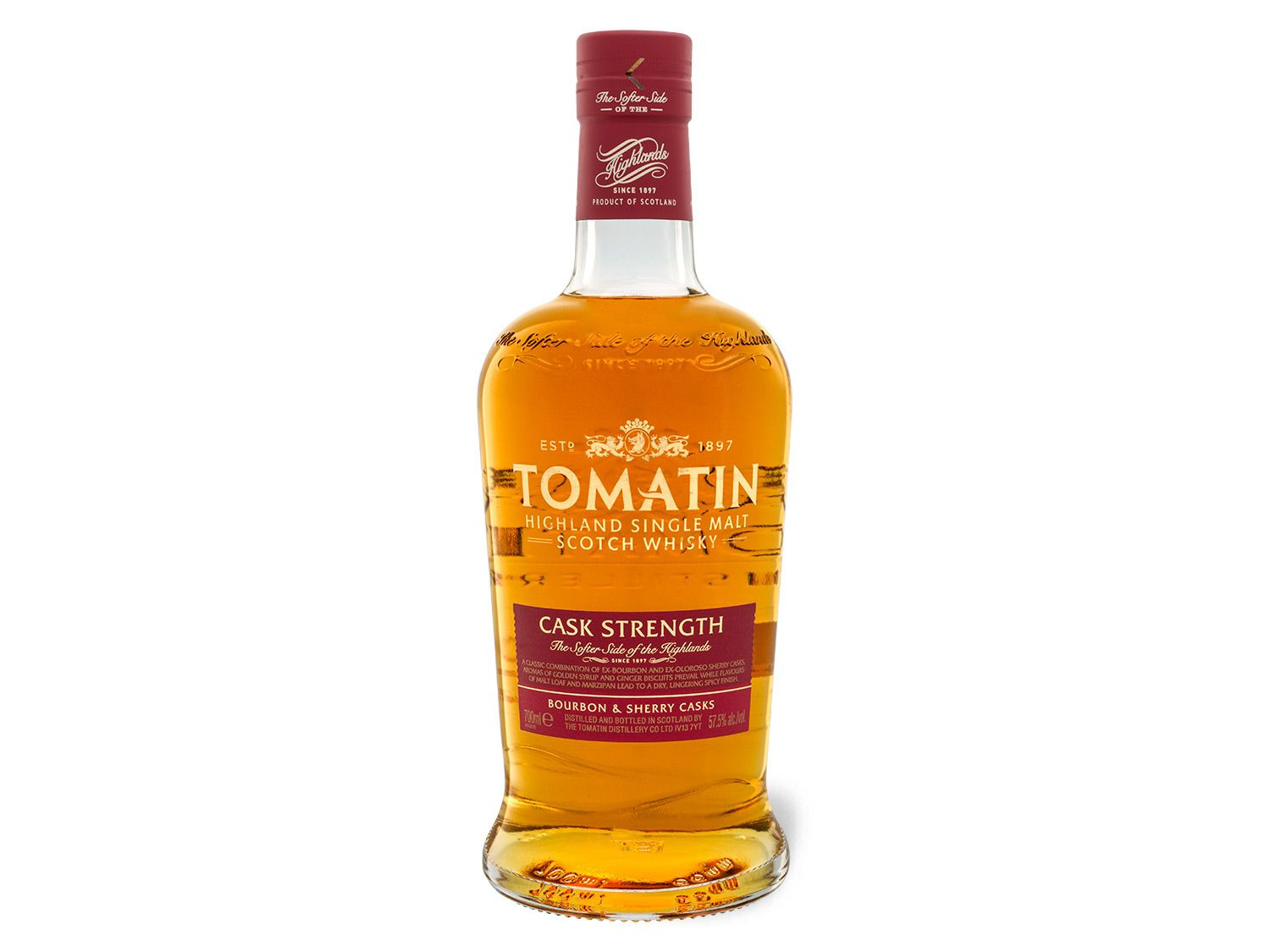 Tomatin Cask Strength Highland Single Whis… Malt Scotch
