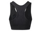 Schwarzer Sport-BH mit Racerback.