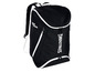Ein schwarzer Spalding Rucksack mit weißen Akzenten.