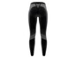 Schwarze Sportleggings mit grauen Details