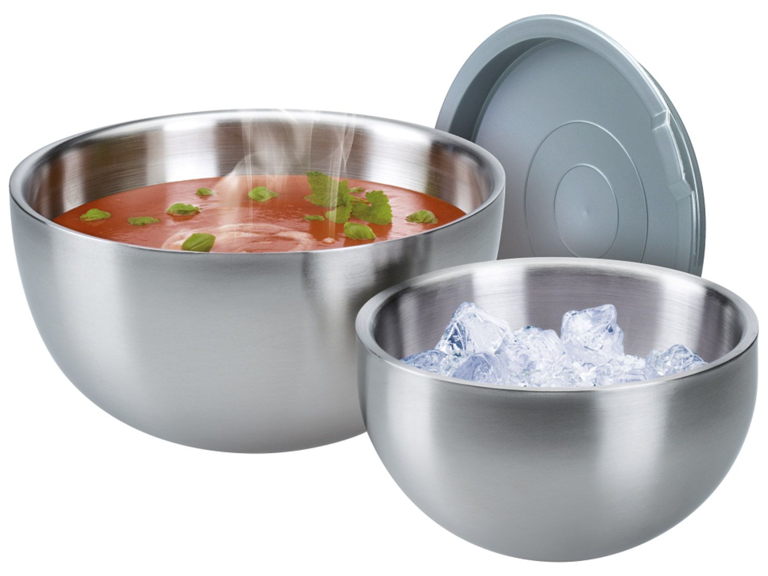 GSW Thermoschüssel-Set mit Kunststoffdeckel 6-teilig – Bild 2 von 2
