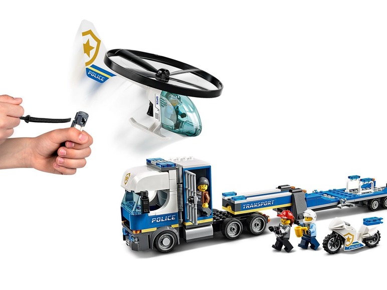 Gehe zu Vollbildansicht: LEGO® City 60244 »Polizeihubschrauber-Transport« - Bild 7