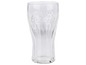 Ein Coca-Cola Glas aus Glas.
