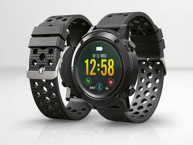 SILVERCREST® Smartwatch Sport, mit GPS