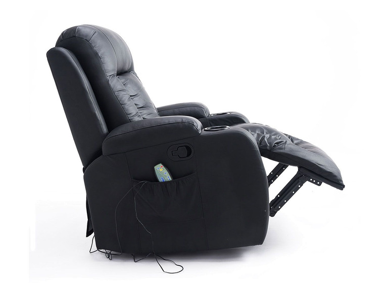 Gehe zu Vollbildansicht: HOMCOM TV Sessel mit Massage und Wärmefunktion - schwarz - Bild 3