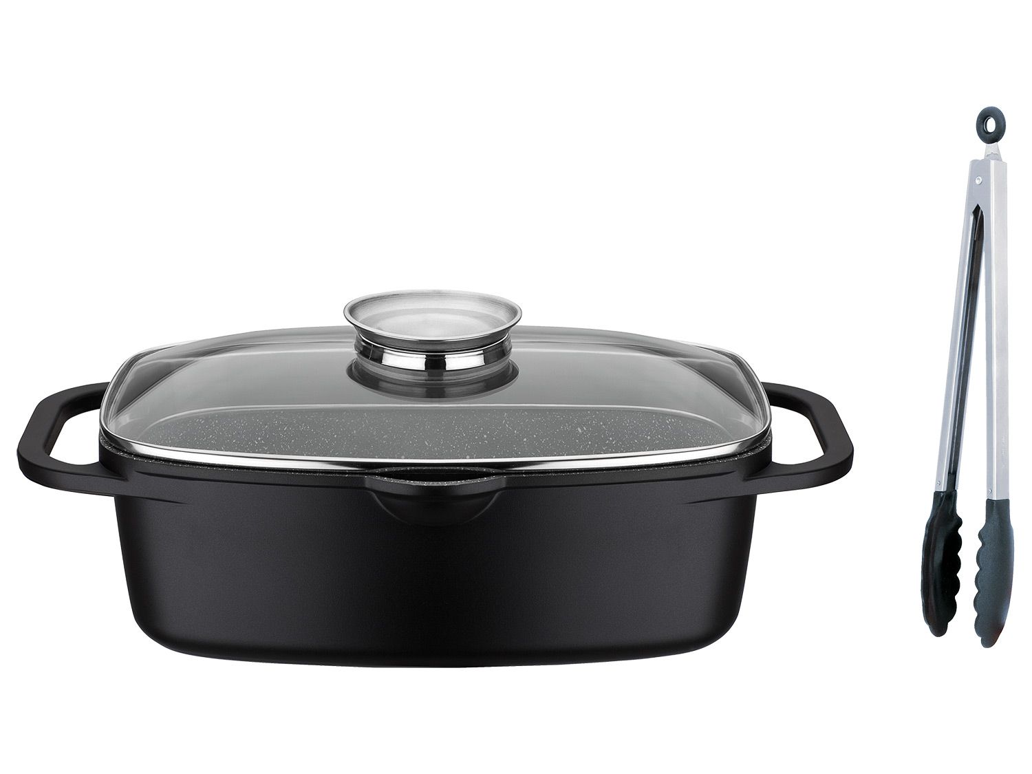 GSW Universalbräter Gourmet Granit 33 x 21 cm inkl. Servierzange 30 cm | 04005643410755 GSW Universalbräter Gourmet Granit 33 x 21 cm inkl. Servierzange 30 cm | 04005643410755