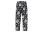 Schwarze Hose mit Paisley-Muster