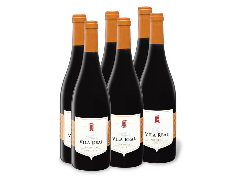 x DOC Douro 75-l-Flasche Real Vila Rotwein 6 Premium Weinpaket trocken 0