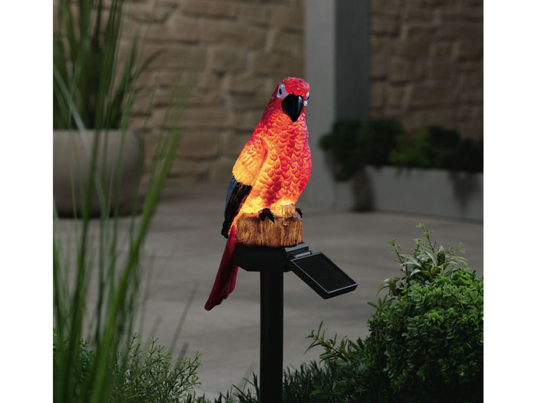 Gehe zu Vollbildansicht: MELINERA® Gartenstecker Vögel, mit Solar LED - Bild 7