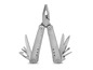 Ein Multitool mit Zange, Messer und Säge.