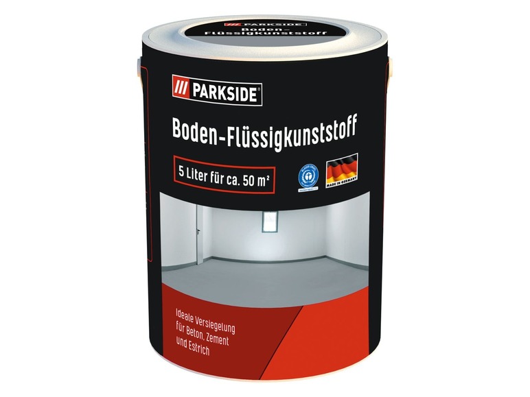 Gehe zu Vollbildansicht: PARKSIDE® Boden-Flüssigkunststoff, 5 l, zum Versiegeln, wetterbeständig, seidenmatt - Bild 1