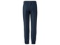 Dunkelblaue Jogginghose mit elastischem Bund.