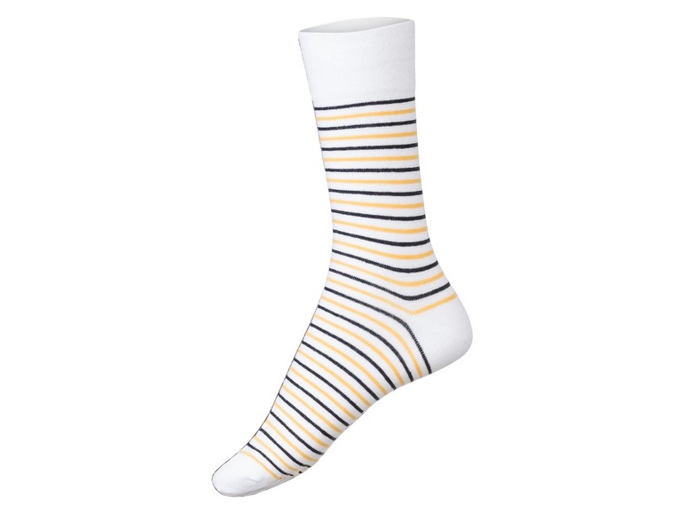 Gehe zu Vollbildansicht: LIVERGY® Socken Herren, 5 Paar, mit Pikeebund, verstärkte Ferse, Spitze, mit Baumwolle - Bild 5