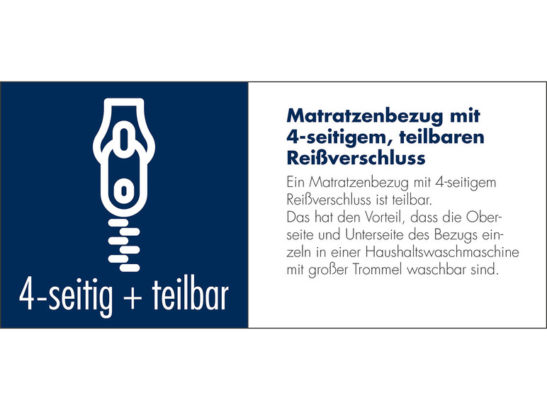 Gehe zu Vollbildansicht: irisette® Premium Gelschaum-Topper »Rio«, inkl. TENCEL™-Bezug - Bild 9