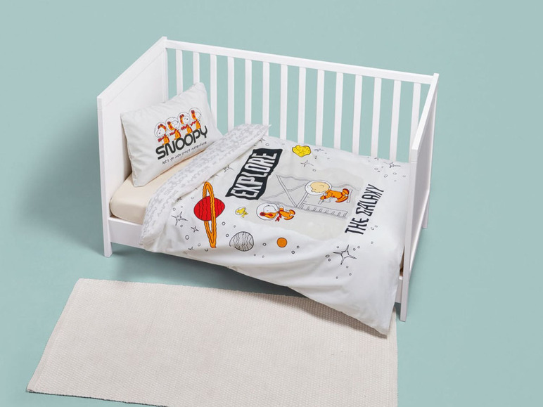 Gehe zu Vollbildansicht: Baby Edel Renforcé Bettwäsche, 135 x 100 cm - Bild 4